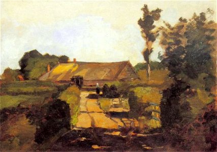 Piet Mondriaan - Farm building near Laren - A165 - Piet Mondrian, catalogue raisonné