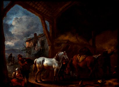 Philips Wouwerman - The Stable 0068NMK