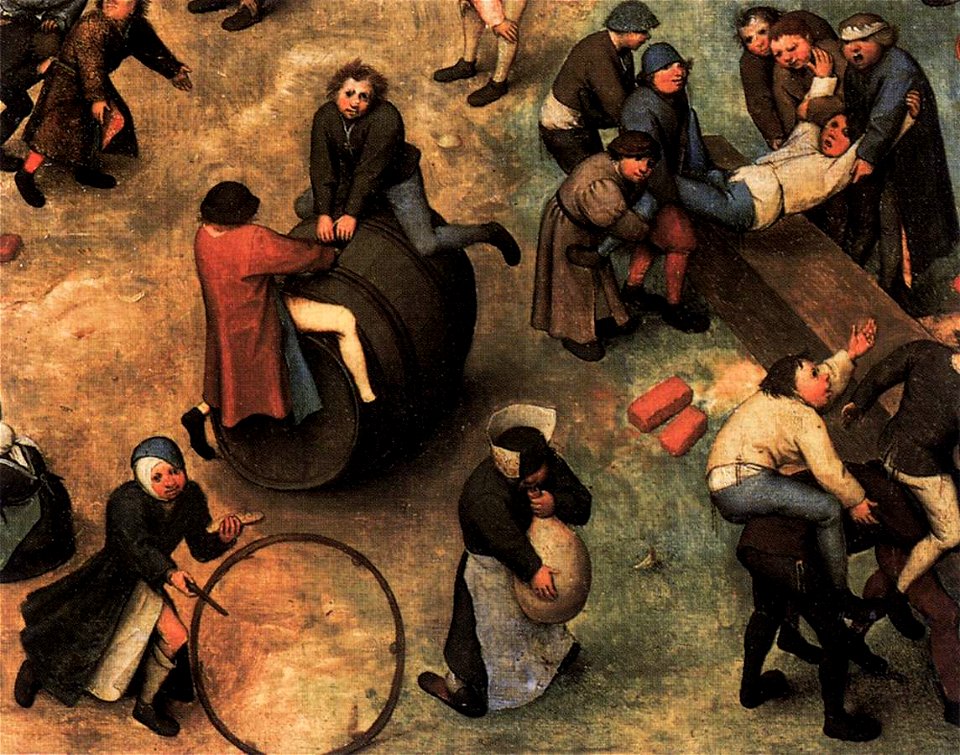 Pieter Bruegel the Elder - Children's Games (detail) - WGA3345