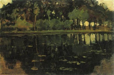 Piet Mondriaan - Geinrust farm with truncated tall trees and saplings - A445 - Piet Mondrian, catalogue raisonné