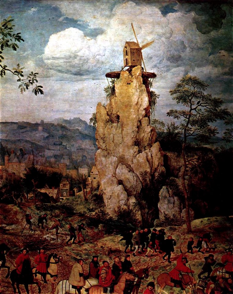 Pieter Bruegel the Elder - Christ Carrying the Cross (detail) - WGA3477