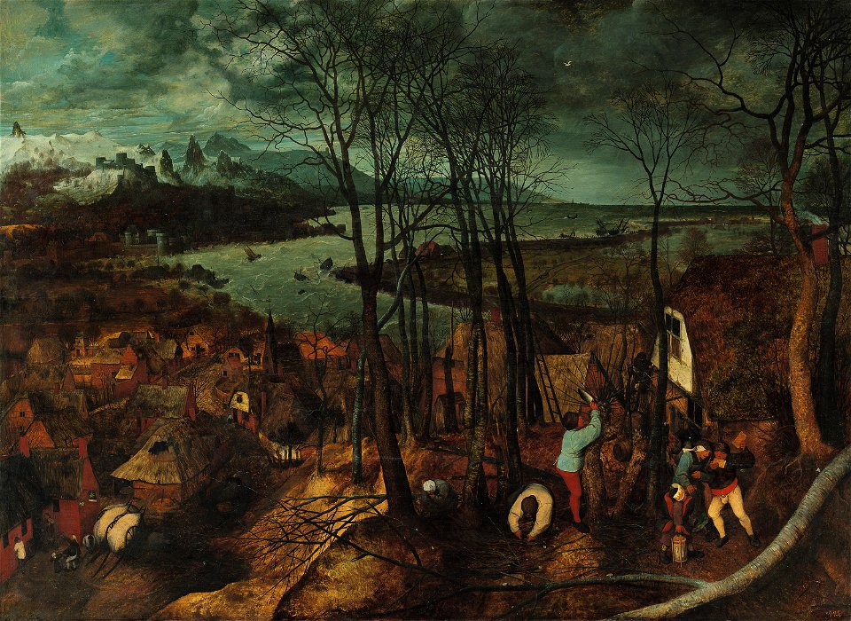 Pieter Bruegel the Elder - Gloomy Day (February) - WGA3438