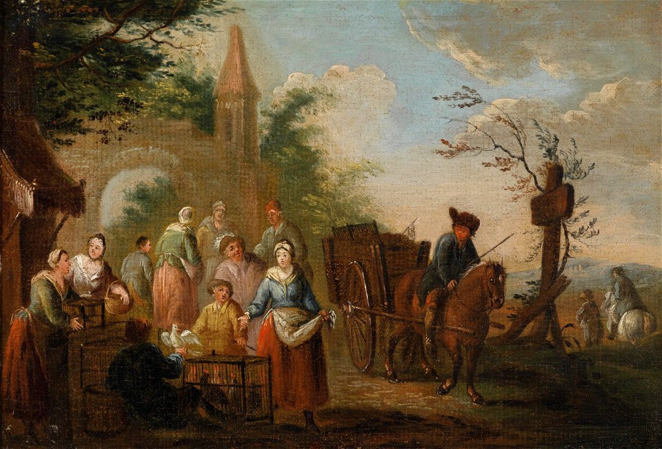 Pieter Angillis (circle) Poultry vendors