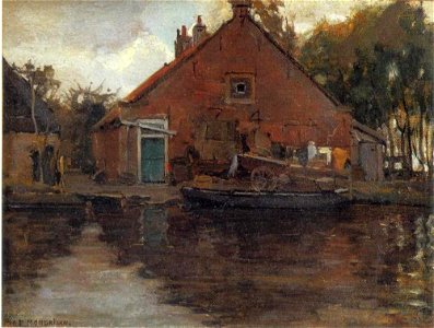 Piet Mondriaan - House on the Gein, 1741 - A245 - Piet Mondrian, catalogue raisonné