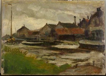 Piet Mondriaan - The Kostverlorenvaart - 0334261 - Kunstmuseum Den Haag