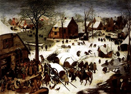 Pieter Bruegel the Elder - The Census at Bethlehem - WGA03379