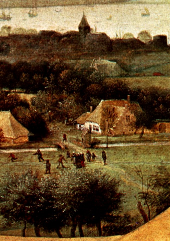 Pieter Bruegel the Elder - The Corn Harvest (detail) - WGA3454