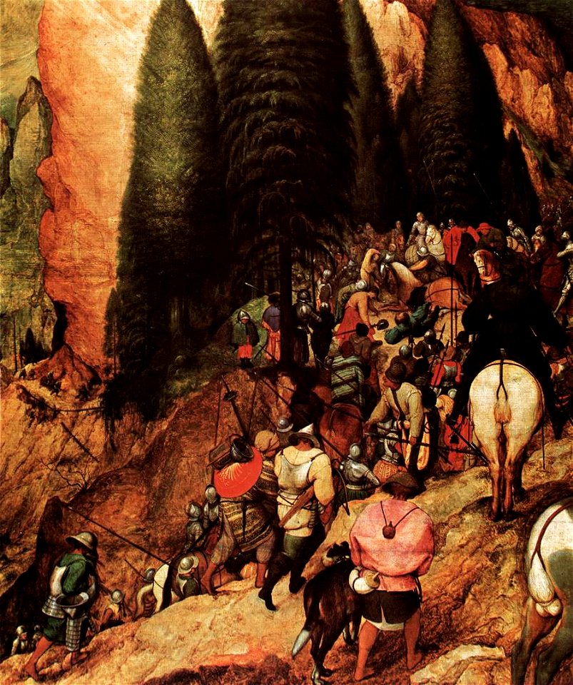 Pieter Bruegel the Elder - The Conversion of Paul (detail) - WGA3331