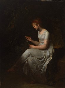 Pierre-Paul Prud'hon - Seated Woman Plucking a Flower - 2016.36 - Rhode Island School of Design Museum