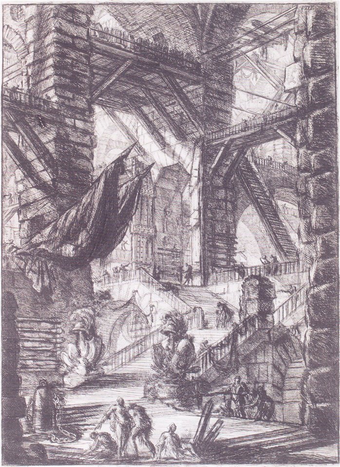 Piranesi-Erfundene Kerker