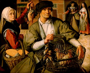Pieter Aertsen, , Kunsthistorisches Museum Wien, Gemäldegalerie - Marktszene - GG 960 - Kunsthistorisches Museum