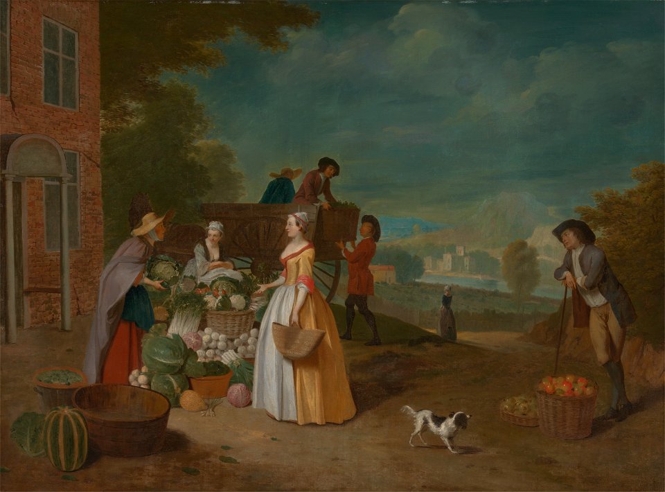 Pieter Angillis - The Vegetable Seller - Google Art Project