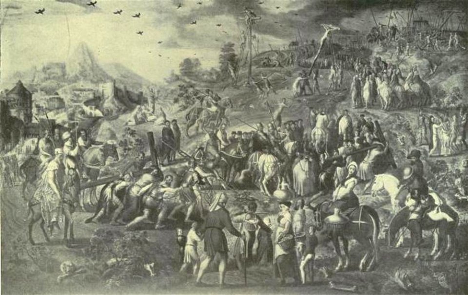 Pieter Aertsen - De kruisdraging - 862 - Royal Museum of Fine Arts Antwerp