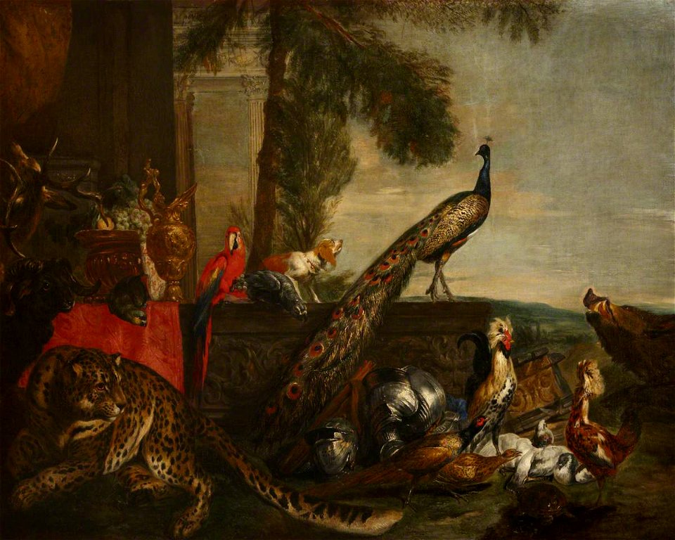 Pieter Boel (1622-1674) - A Peacock and Other Birds - 247860 - National Trust