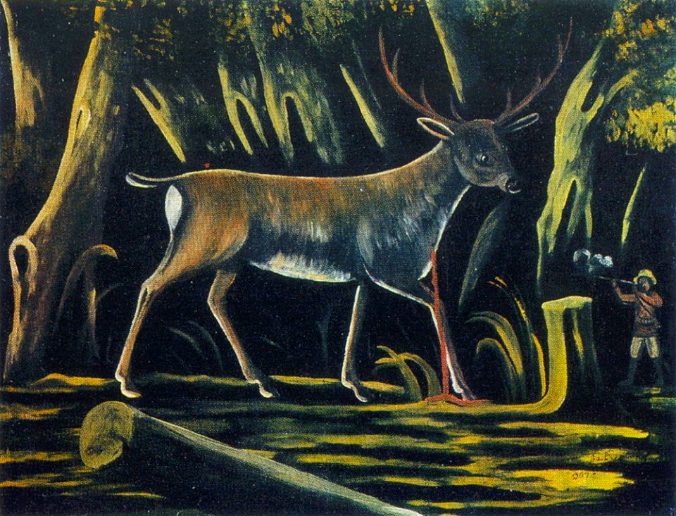 Pirosmani. Hunter. 1907