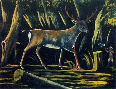Pirosmani. Hunter. 1907