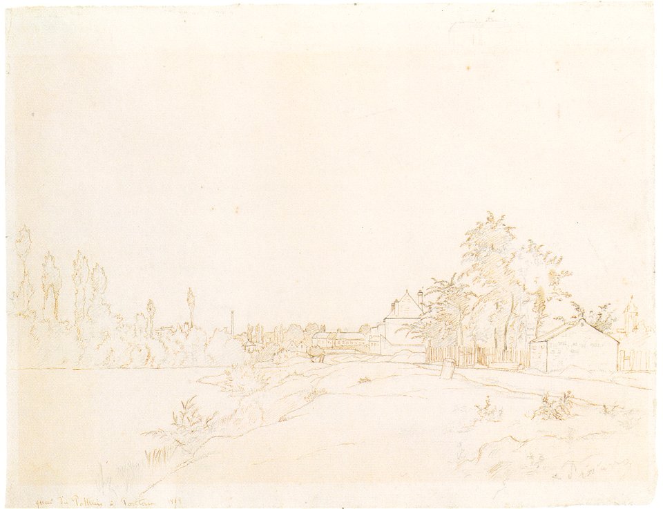 Pissarro - Bords de riviére, environs de Pontoise - 1868