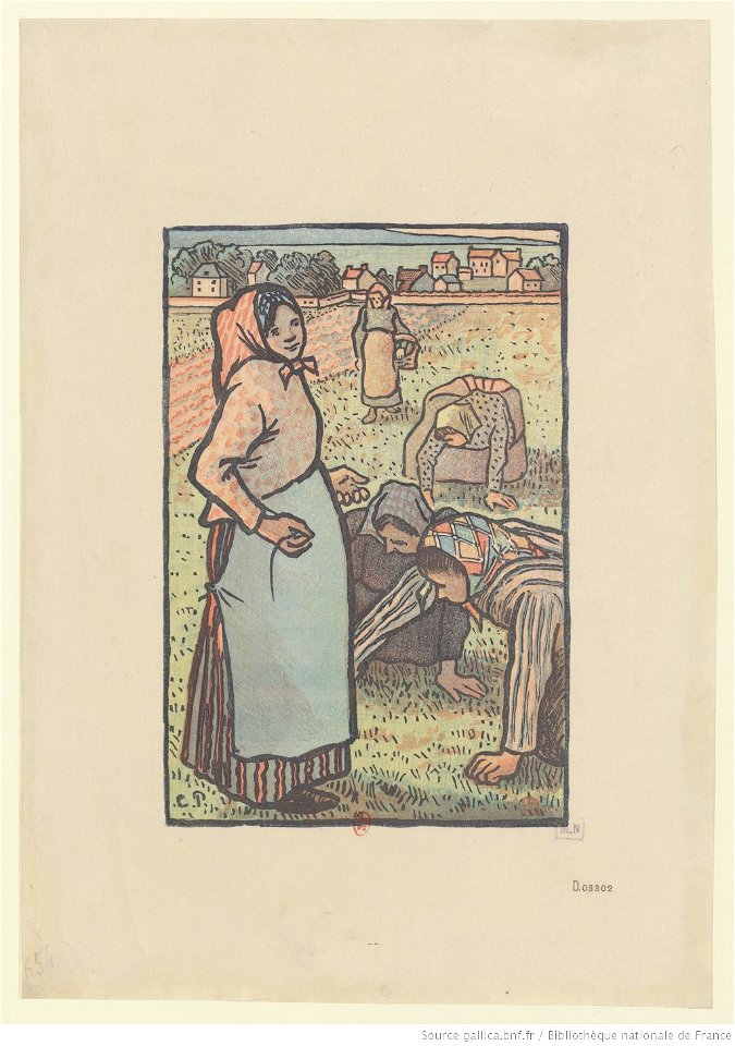 Pissarro - Les sarcleuses, btv1b69553069