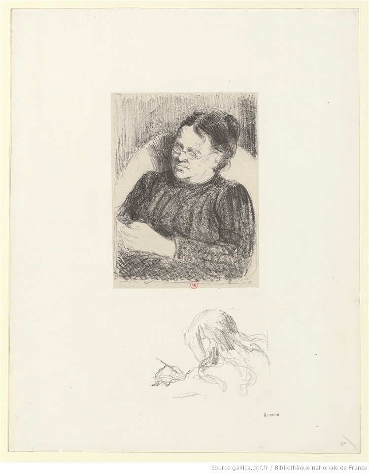 Pissarro - Grand-mère (la femme de l'artiste), btv1b6955282b