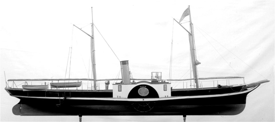 Piroscafo Sicilia, modellino, 1854 - san dl SAN IMG-00001354 (cropped)