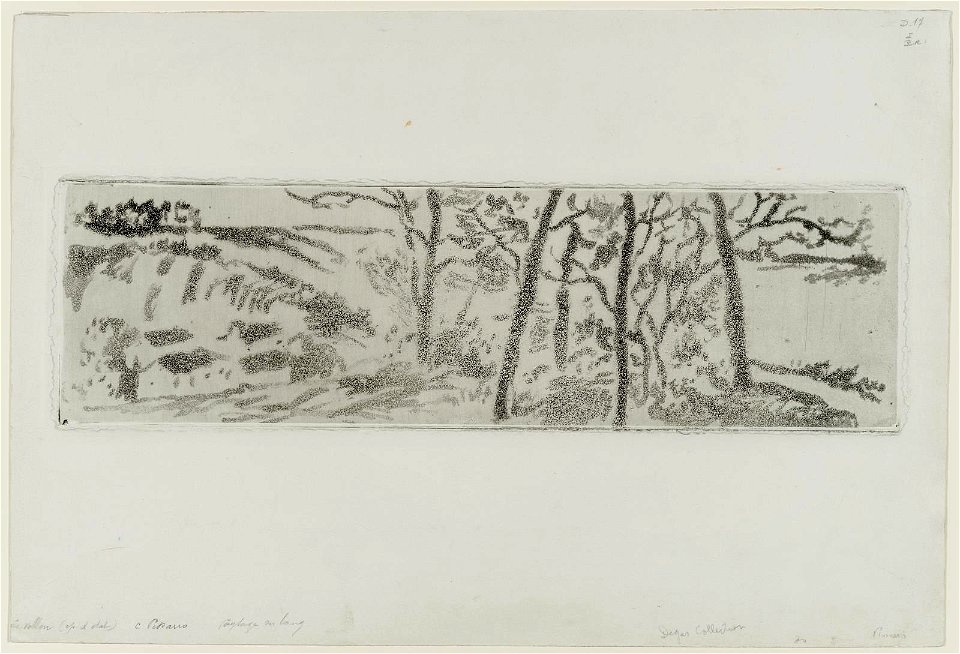 Pissarro - Horizontal Landscape (Paysage en Long), 2004.131