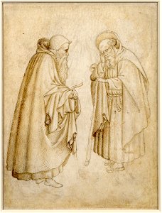 Pisanello - Zwei Eremiten, 5v