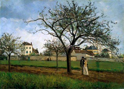 Pissarro - La maison du père Gallien à Pontoise, 1866