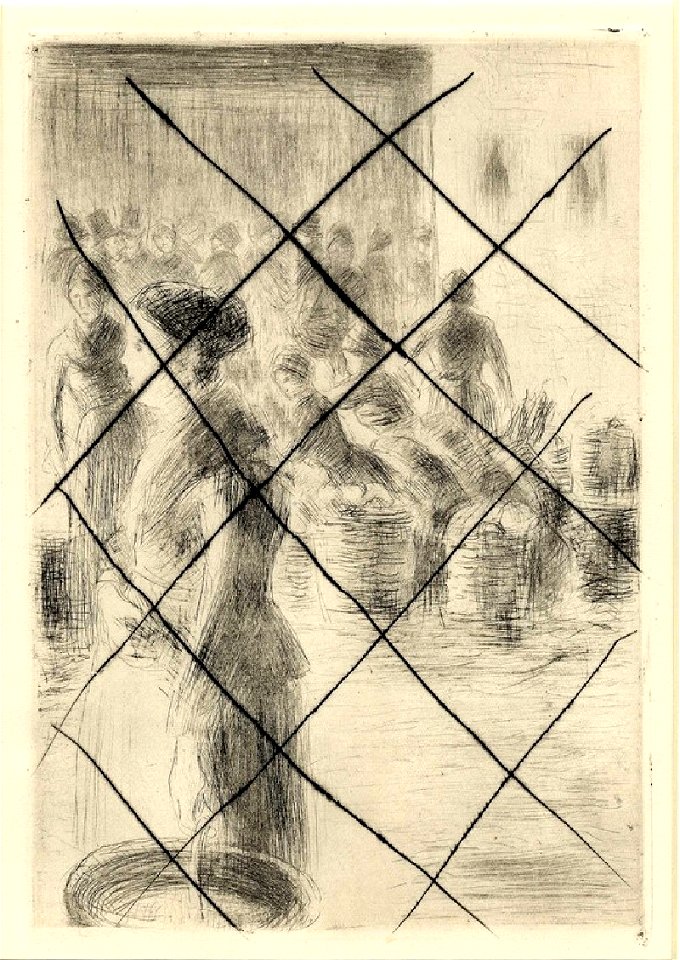 Pissarro - La Bonne faisant son Marché, WA1955.54.49