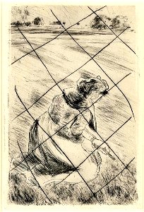 Pissarro - La Sarcleuse, WA1955.54.47