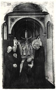 Pisanello – San Benedetto esorcizza un monaco, inv. 9403
