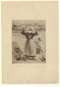 Pissarro - Récolte de pommes de terre, 7e état, btv1b69551716