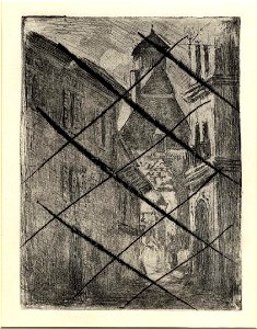 Pissarro - Petite Rue Nationale à Rouen, WA1955.54.84