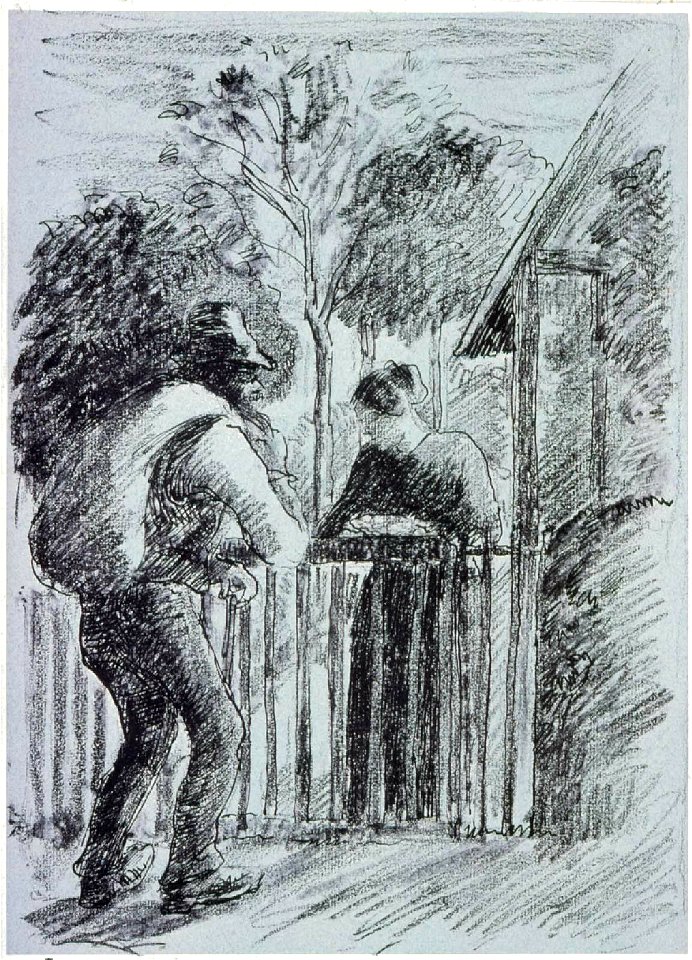 Pissarro - Beggar and Peasant Woman, 63.127