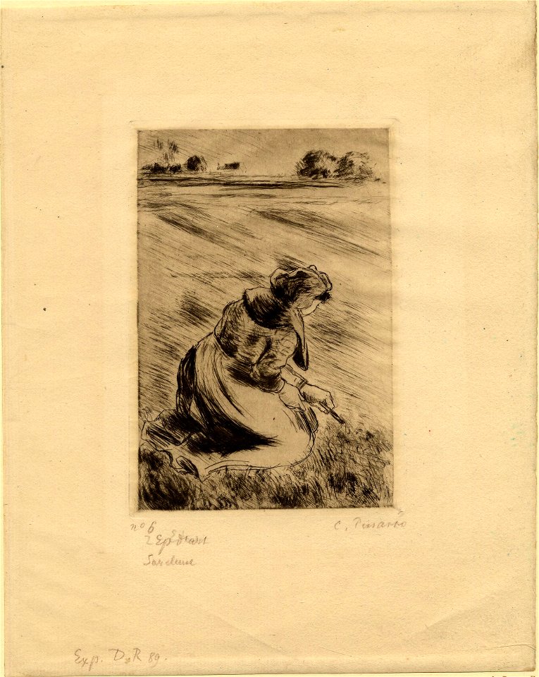 Pissarro - La Sarcleuse, 1949,0411.2615