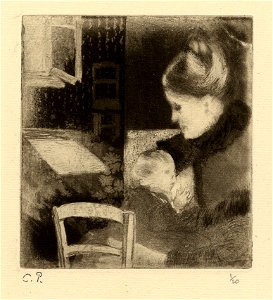 Pissarro - Enfant tétant sa mère, 1924,0512.19