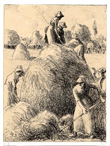 Pissarro - Faneuses d'Ergany, WA1952.6.674