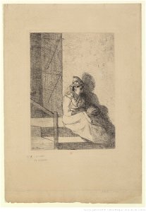 Pissarro - La négresse, 2ème état, btv1b6955091m