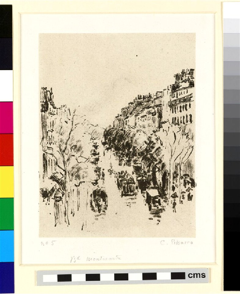 Pissarro - Boulevard Montmartre, WA1952.6.699