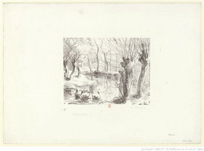 Pissarro - Gardeuse d'oies, btv1b6955299m
