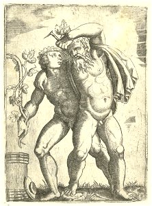 Raimondi - Junger und alter Bacchant, DG201736988