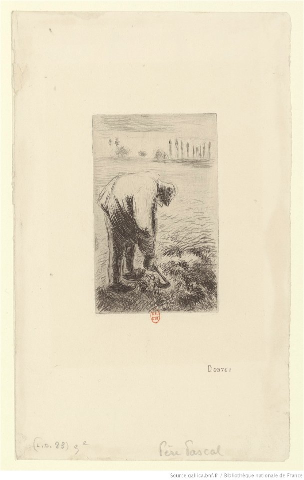 Pissarro - Père Pascal, 3e état, btv1b6955210v