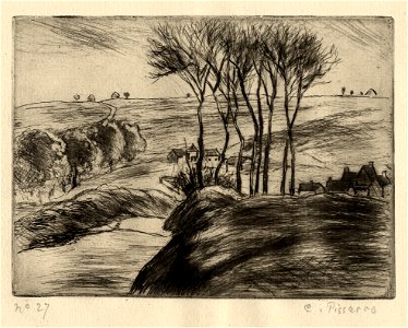 Pissarro - Paysage à Osny, 1949,0411.2614