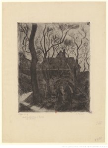 Pissarro - La sente des pouilleux à Pontoise, 1er état, btv1b69551286