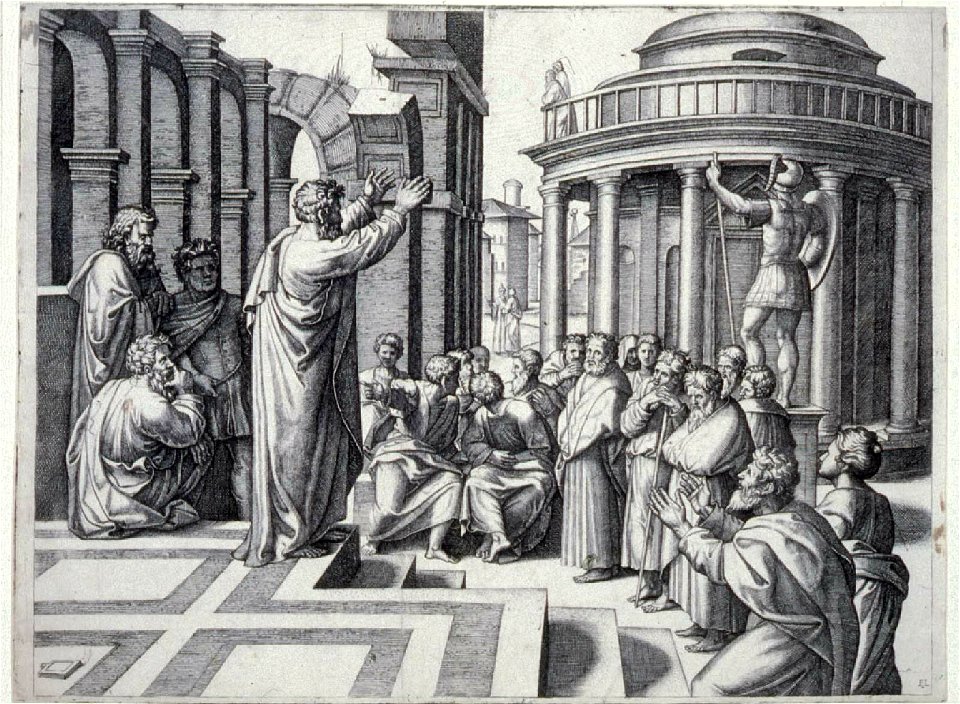Raimondi - St. Paul Preaching in Athens, M28394