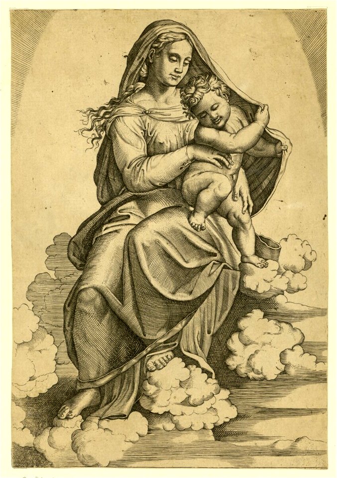 Raimondi - Madonna auf Wolken, DG201736913