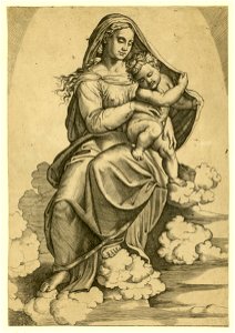 Raimondi - Madonna auf Wolken, DG201736913