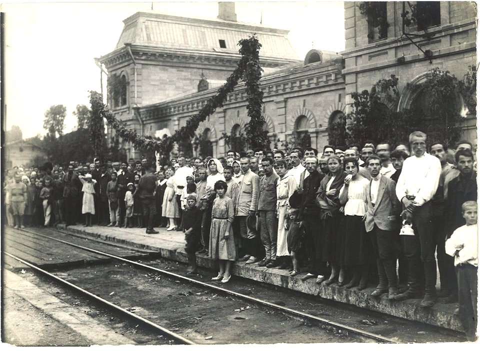 Railway station (Khachmaz, 1920)