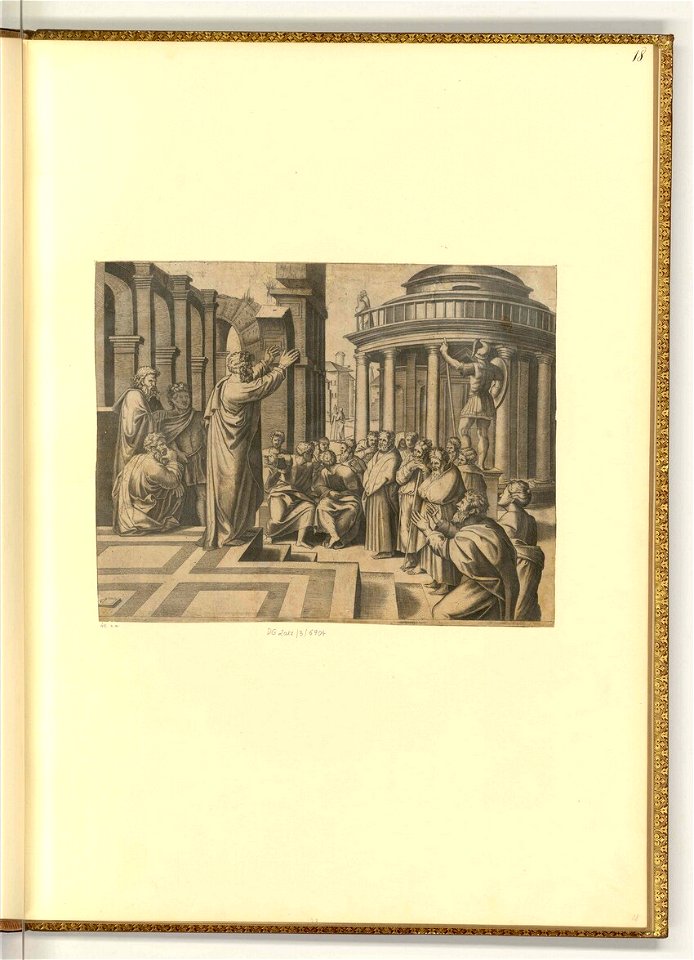 Raimondi - Paulus predigt in Athen, ItI2018