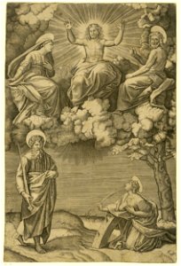 Raimondi - Christus, Maria, Johannes der Täufer und die heiligen Katharina von Alexandrien und Paulus, DG201736925