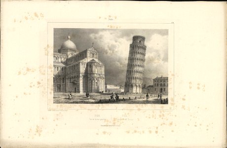 Pise Vue de la tour penchée, objectnr A 57905